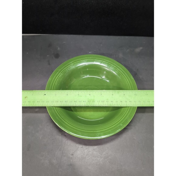 Fiestaware Forest Green Vegetable‎ Salad Bowl, 8.25" Bowl, Homer Laughlin Fiesta - Picture 8 of 9